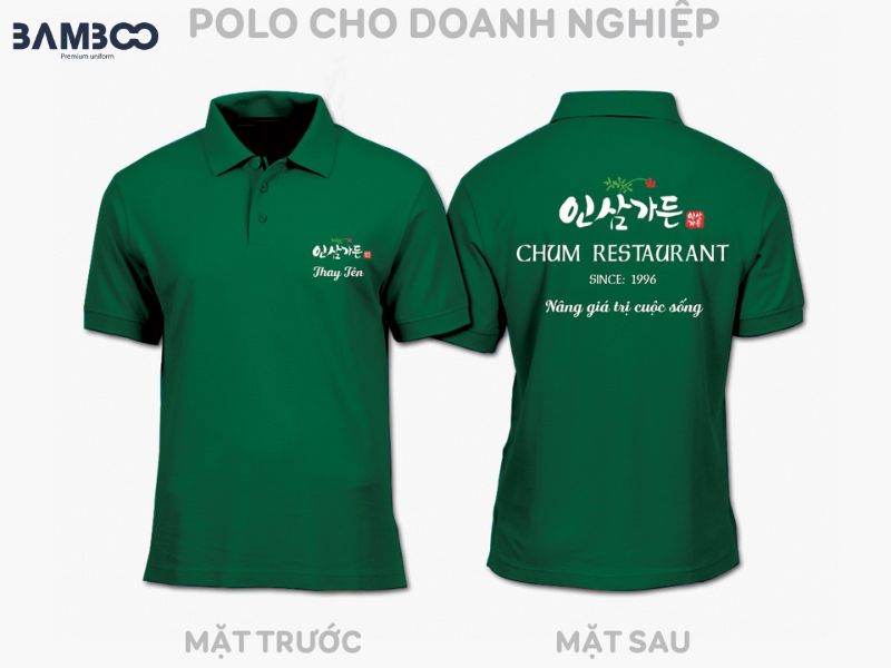 Logo bên trái gần trái tim giúp nhân viên dễ cảm thấy gắn kết hơn với doanh nghiệp, hình thành tình cảm và niềm tự hào với nơi làm việc