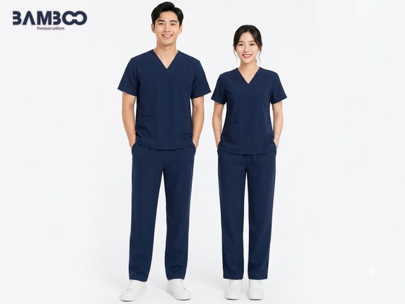 May đồng phục scrubs theo yêu cầu giúp tối ưu thiết kế, chất liệu, form dáng, chi phí 