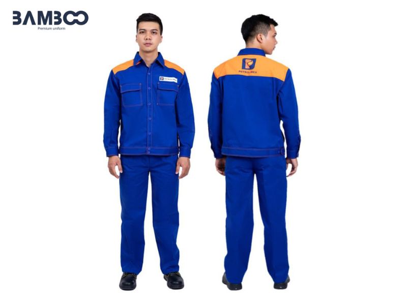 May đồng phục xăng dầu đảm bảo an toàn, chống cháy, dễ vệ sinh, nhận diện thương hiệu chuyên nghiệp