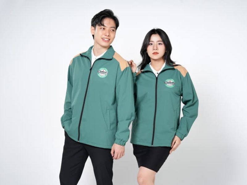 Áo khoác chống nước bền, chống thấm, thoải mái, bảo vệ nhân viên và nâng cao hình ảnh thương hiệu