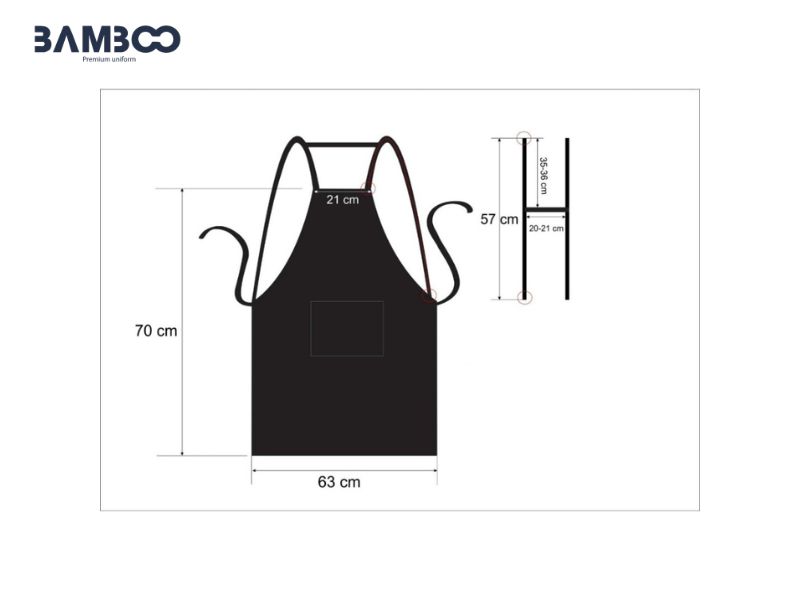 Tạp dề workshop chữ H bảo hộ tối đa