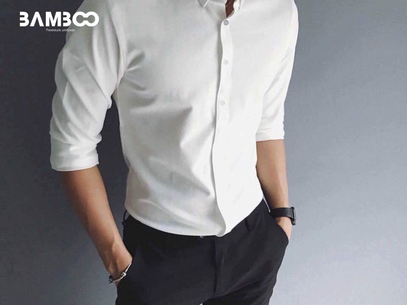 Form áo sơ mi nam Tapered fit