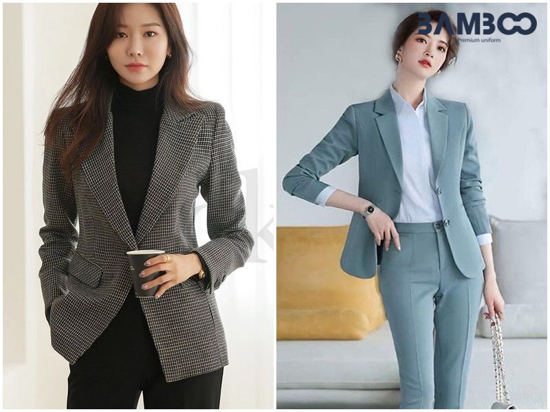 Thiết kế đồng phục công ty bảo hiểm đơn giản, đồng bộ tạo sự chuyên nghiệp, thân thiện