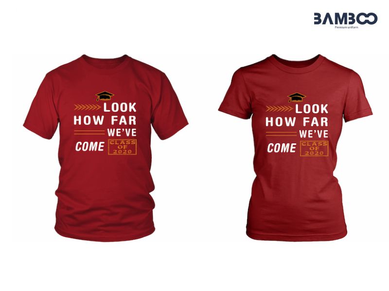 Câu slogan trên áo đồng phục cần ngắn gọn, dễ nhớ, ấn tượng