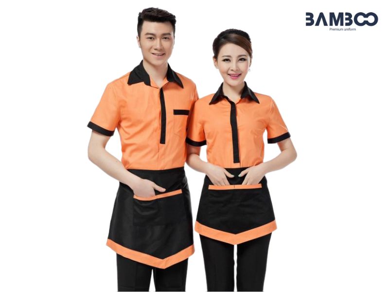 May tạp dề ngắn nên chọn chất vải bền, thiết kế phù hợp, form chuẩn 