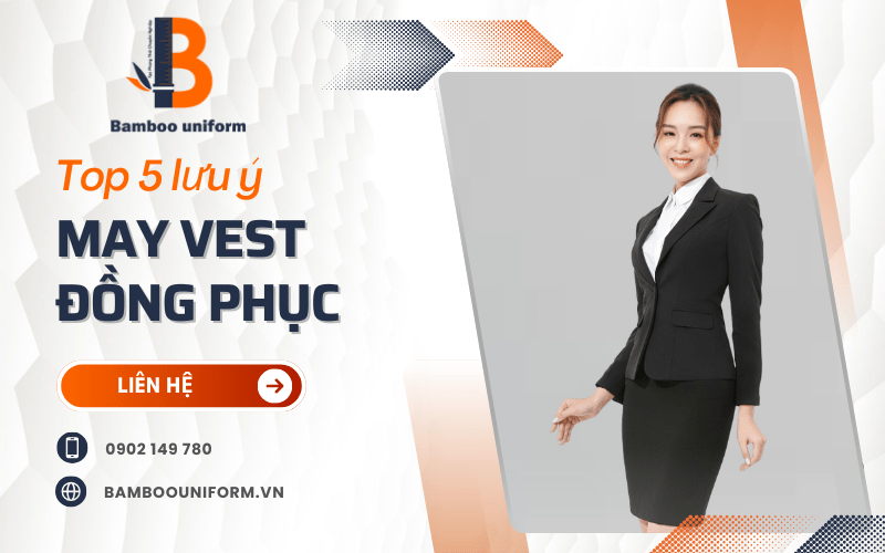 may vest đồng phục