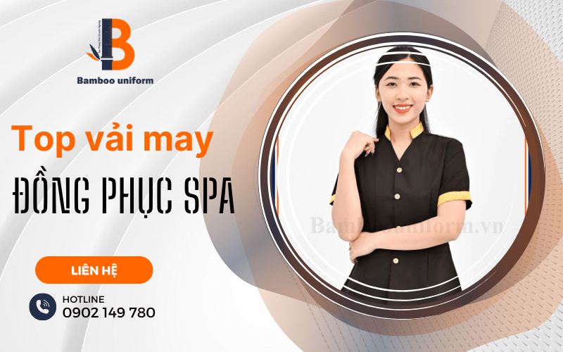vải may đồng phục spa