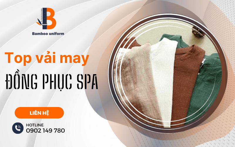 vải may đồng phục spa