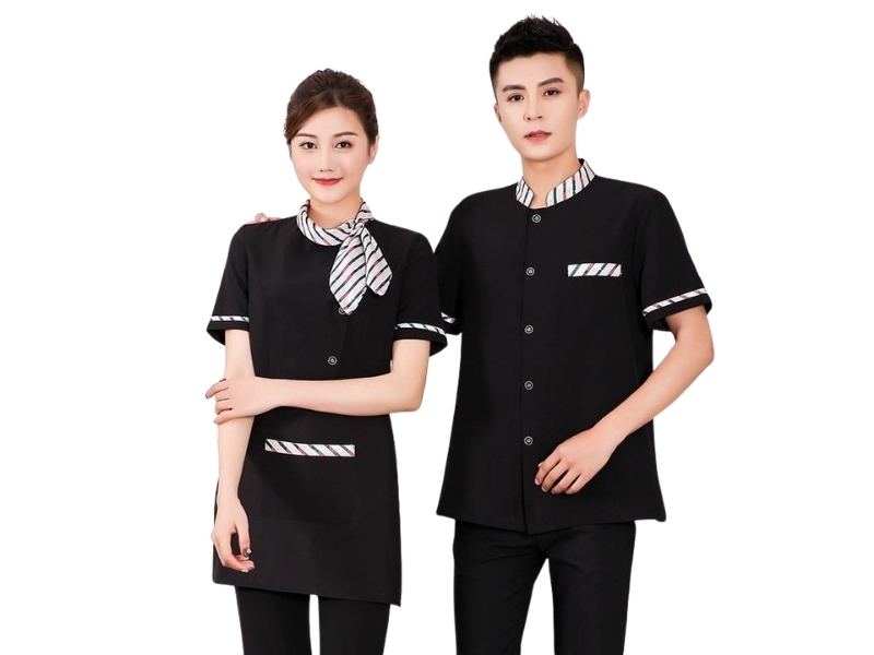 Combo đồng phục nhà hàng giúp đồng bộ hình ảnh, phân biệt vị trí và tối ưu chi phí