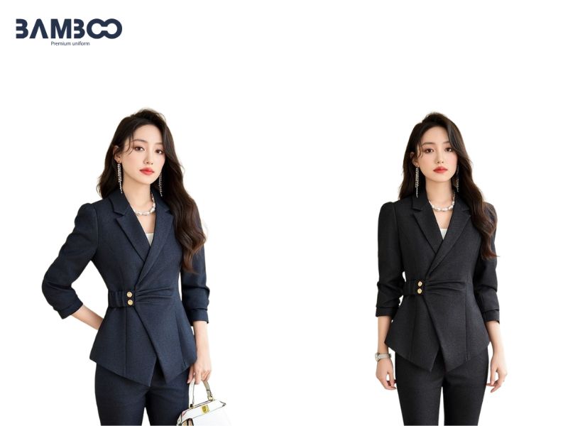 May đo vest nữ giúp nâng tầm hình ảnh doanh nghiệp, đồng bộ đội ngũ và tăng tự tin, chuyên nghiệp