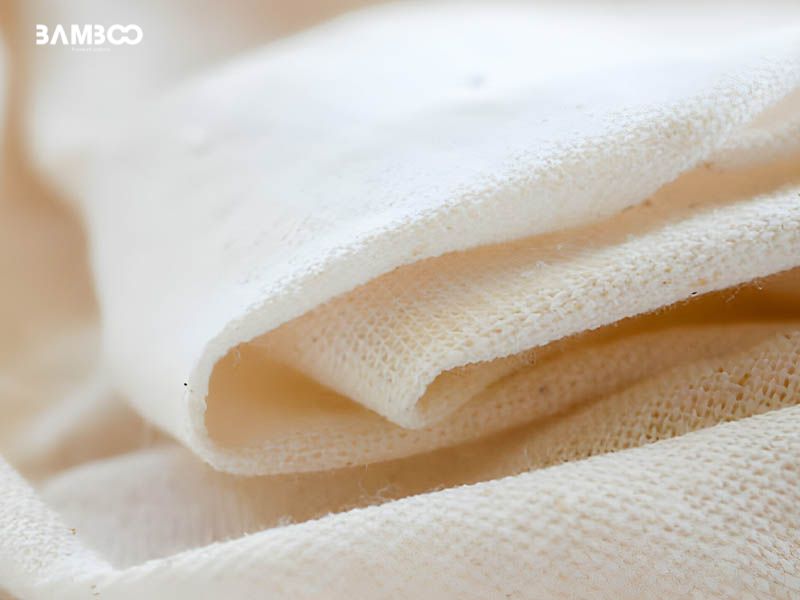 Vải bamboo mềm mịn, thấm hút tốt, thân thiện với da và môi trường