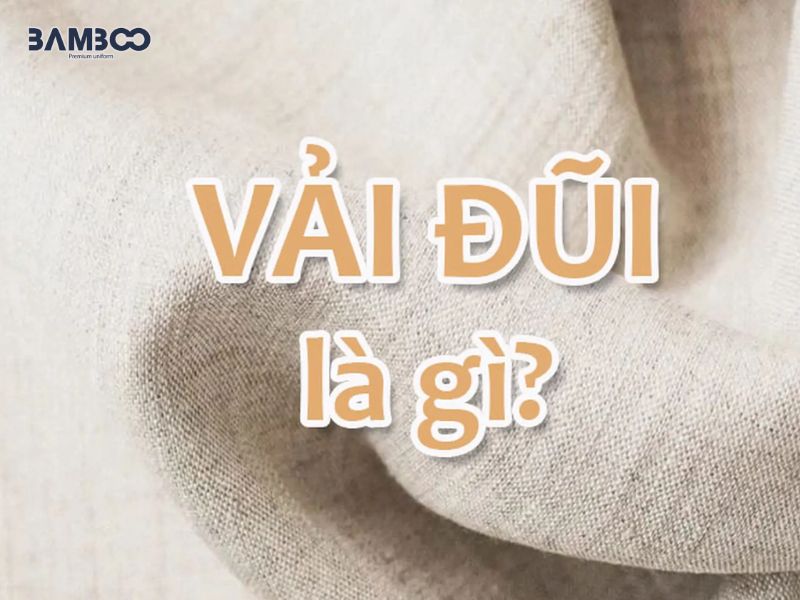 Vải đũi mềm mại, thoáng khí, bề mặt mộc mạc, mang lại cảm giác thoải mái khi mặc