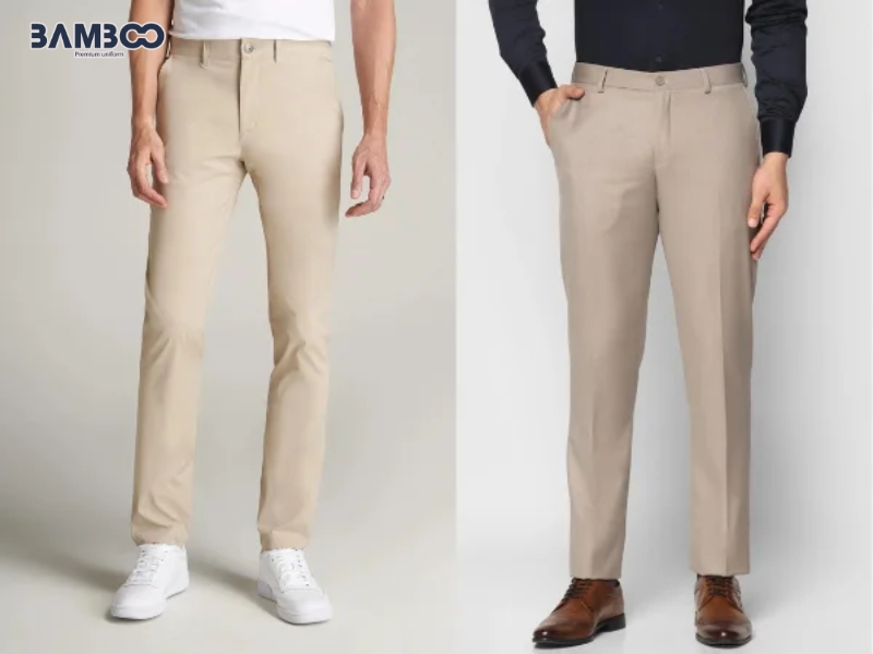 Vải kaki thô được dùng để may đồng phục, bảo hộ, áo khoác và nhiều phụ kiện bền đẹp