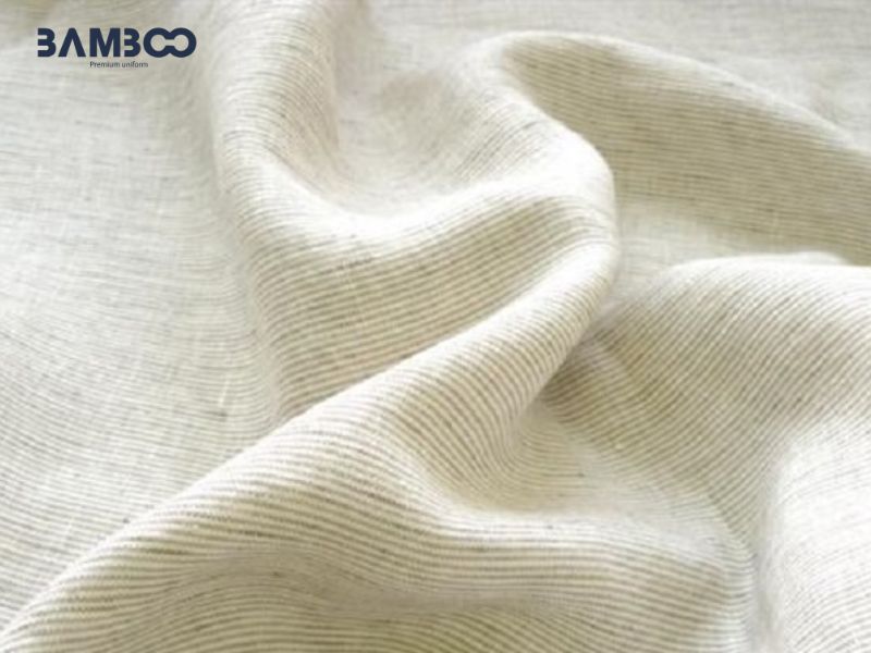 Vải linen từ sợi lanh tự nhiên, thoáng mát, bền chắc, mang vẻ đẹp mộc mạc