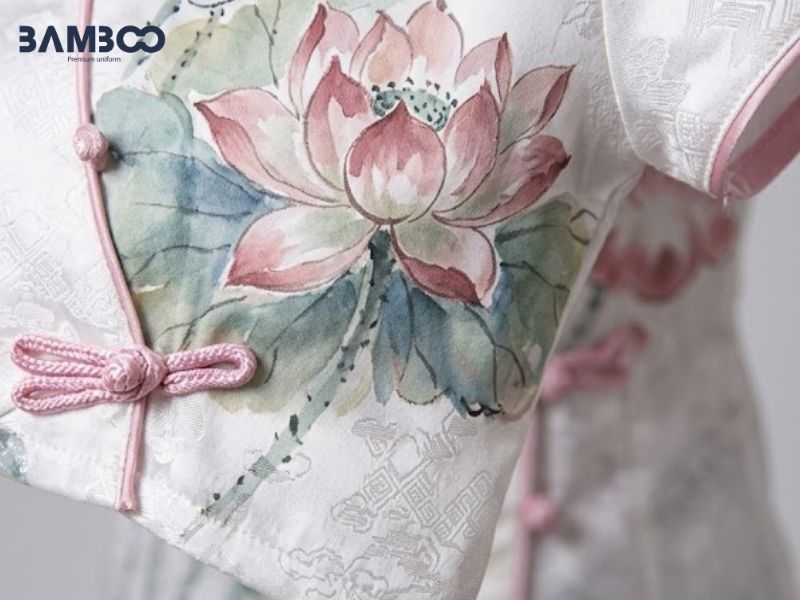 Vải cotton pha, tuytsi, microfiber bền đẹp, thoáng mát, giữ form cho áo phục vụ nhà hàng Nhật