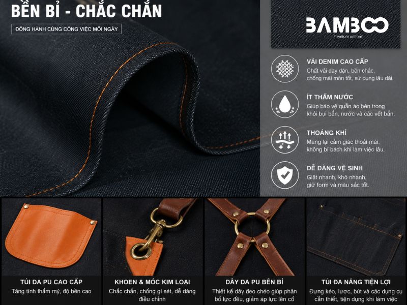 Vải kaki bền đẹp, chống bám bẩn, thoáng mát, giữ màu tốt