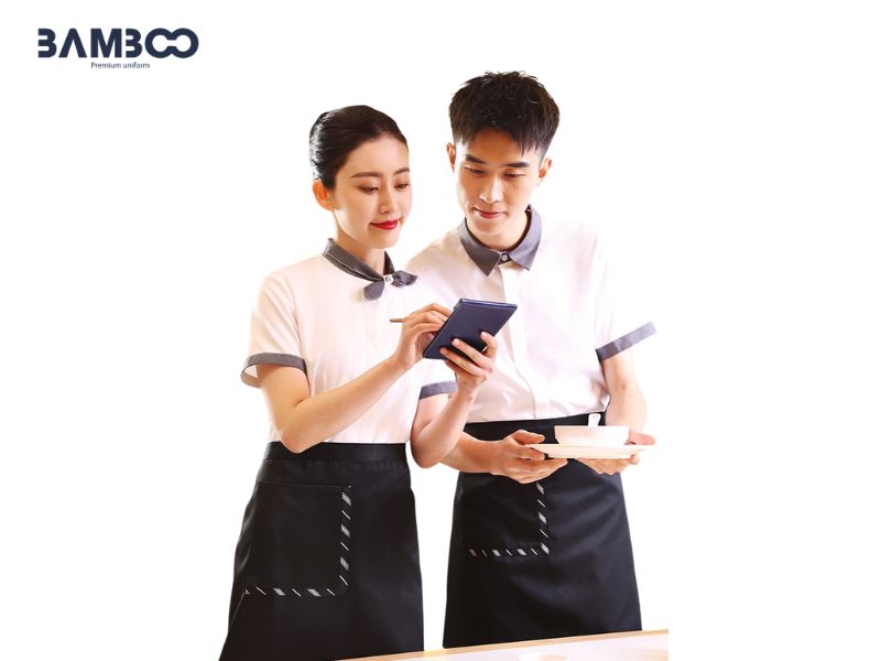 Đồng phục nhà hàng Hàn Quốc nâng tầm trải nghiệm, tăng nhận diện thương hiệu