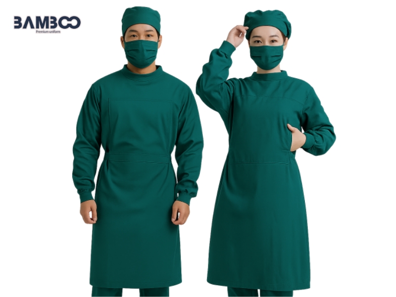 Bộ đồ phẫu thuật giúp bác sĩ bảo vệ cơ thể, thoải mái, linh hoạt và chuyên nghiệp