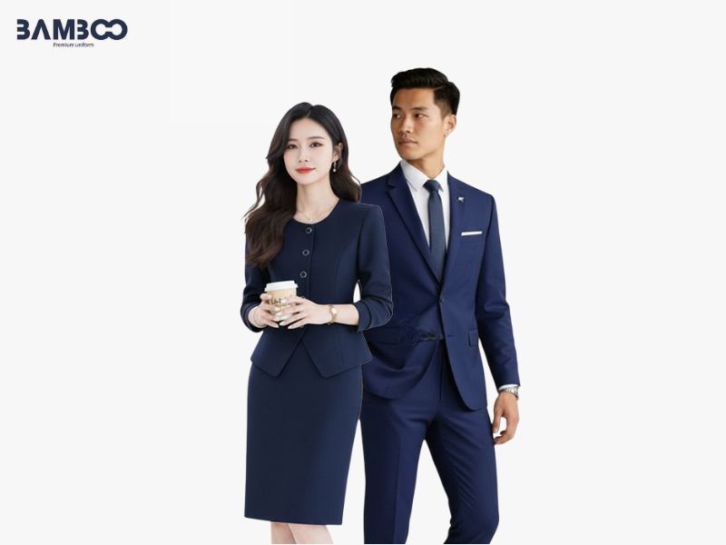 Vest chăm sóc khách hàng ưu tiên phom gọn, dễ vận động, màu sắc đồng bộ
