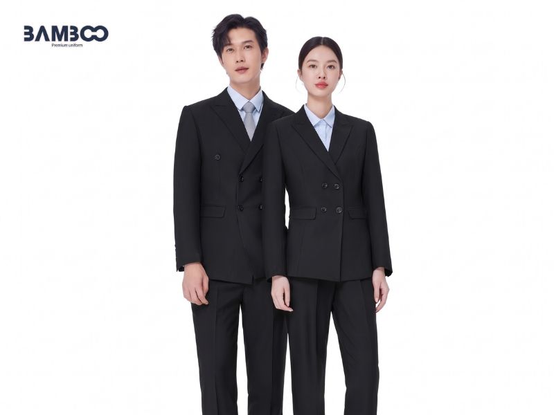 Vest đồng phục giao dịch viên tài chính thanh lịch, thoải mái, tạo thiện cảm với khách hàng