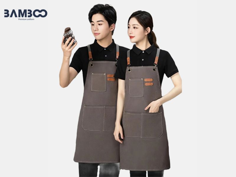 Tạp dề giúp doanh nghiệp F&B xây dựng hình ảnh chuyên nghiệp, nâng trải nghiệm khách hàng, quảng bá thương hiệu