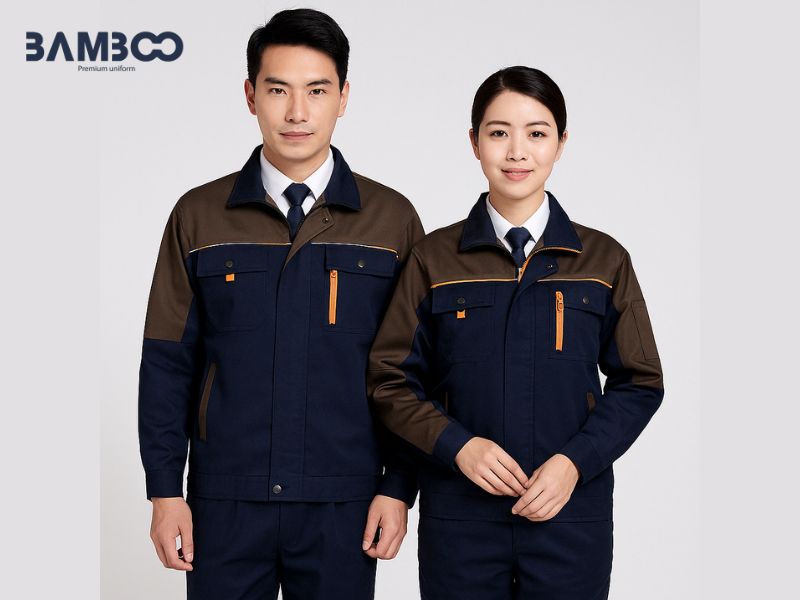 Đồng phục khối kỹ thuật hãng xe cần bền, thoải mái, tiện dụng và đồng bộ nhận diện thương hiệu