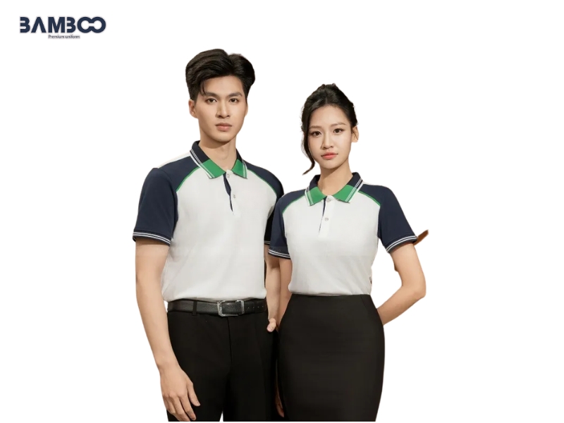 Xu hướng may đồng phục Biên Hòa ưu tiên thiết kế tối giản, phối màu nhận diện và chất liệu thoáng mát