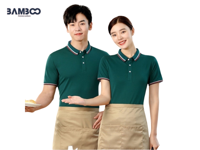 Xu hướng may đồng phục phục vụ ưu tiên thiết kế hiện đại, thoải mái và đồng bộ thương hiệu