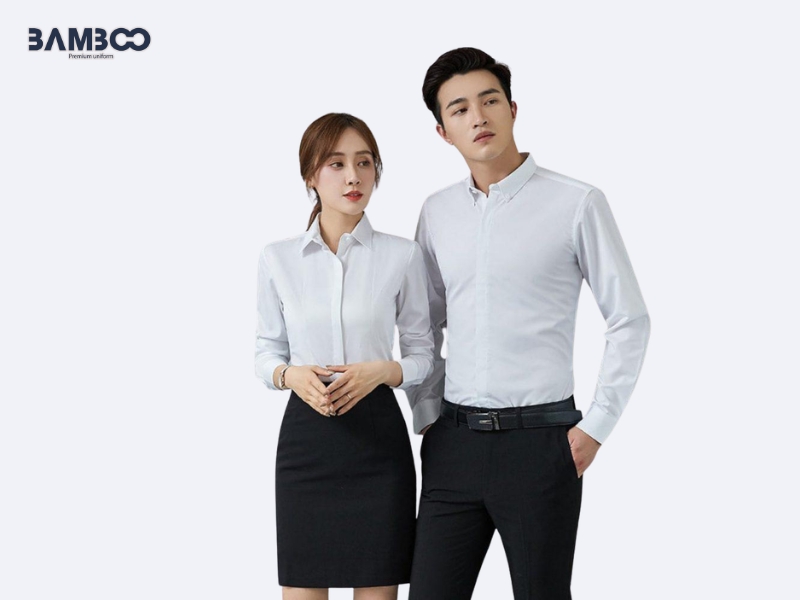 Xu hướng sơ mi đồng phục hiện đại chú trọng thiết kế, chất liệu và nhận diện thương hiệu