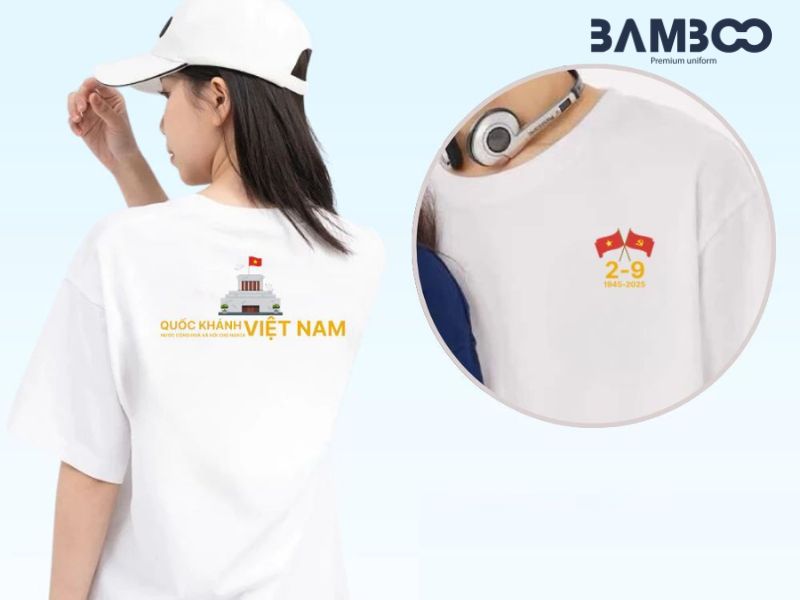 Áo thun Quốc Khánh thể hiện sự gắn bó, thống nhất và lòng tự hào dân tộc