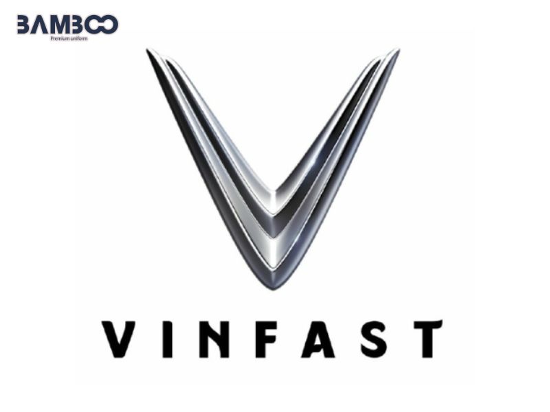 Logo VinFast với hình tượng chữ V cùng sắc bạc thể hiện tinh thần Việt Nam, hiện đại và đổi mới