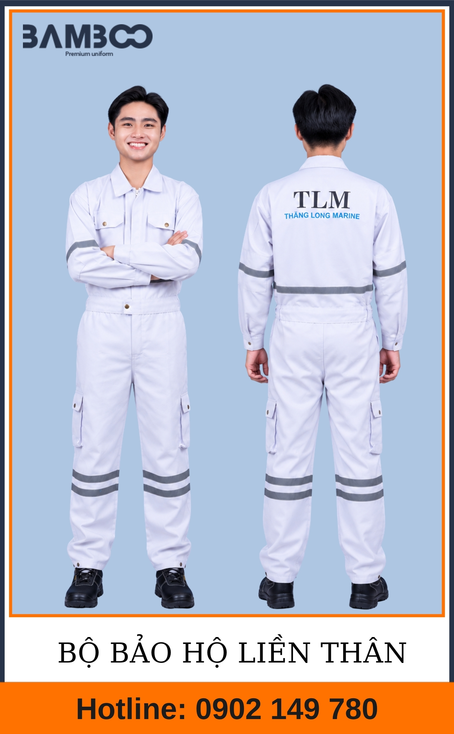 Mẫu Bảo Hộ Liền Thân Công Ty Thăng Long Marine