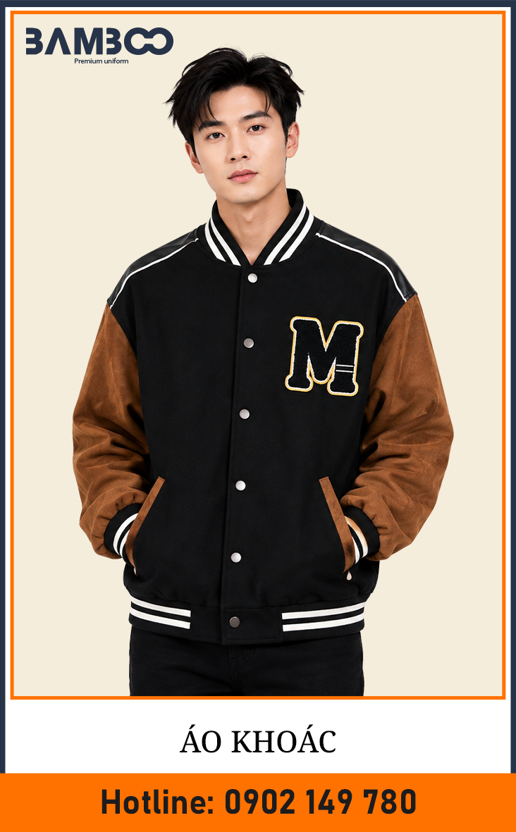 Áo khoác đồng phục da lộn - Bamboo Uniform