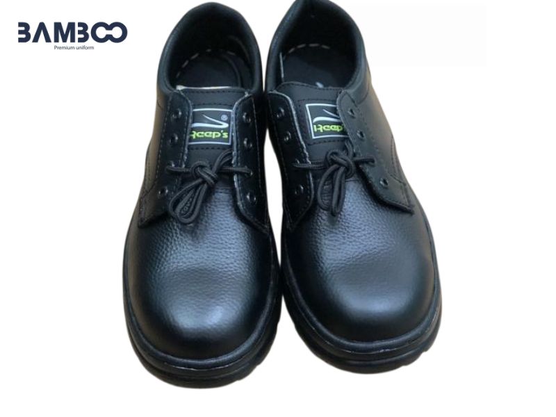 Giày bảo hộ đen bền đẹp, chống trơn trượt, bảo vệ an toàn, phù hợp mọi môi trường