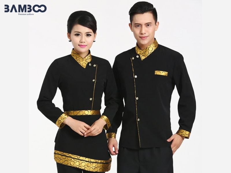 Áo chéo cổ phục vụ thiết kế sang trọng, gọn gàng, chuyên nghiệp