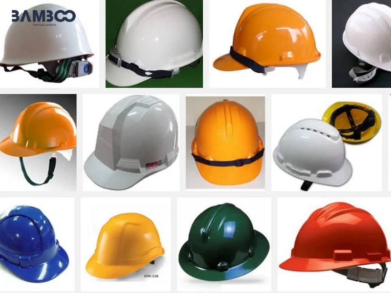 Nón bảo hộ đa dạng màu sắc