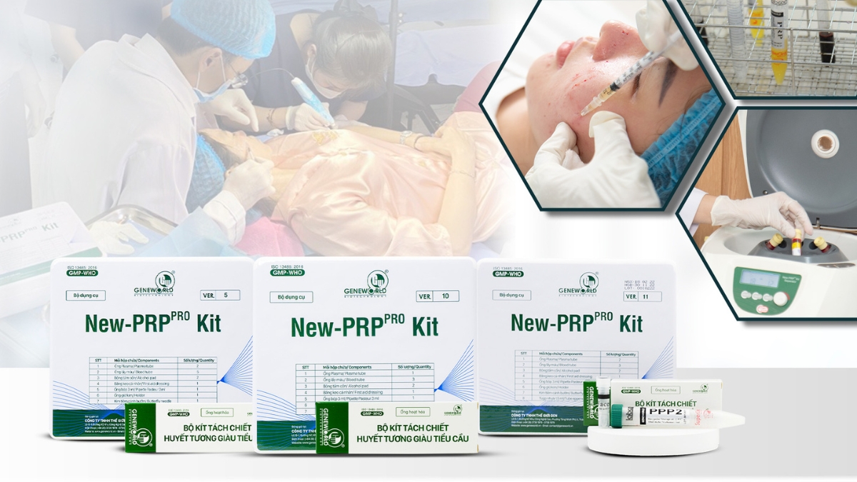 Bộ kit tách huyết tương giàu tiểu cầu đảm bảo chất lượng, an toàn