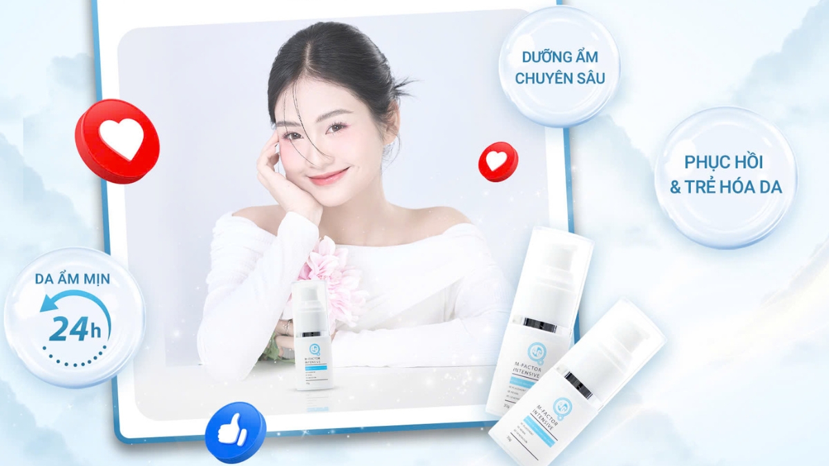 M - Factor Intensive - Kem dưỡng ẩm cho da nhạy cảm lành tính, không kích ứng