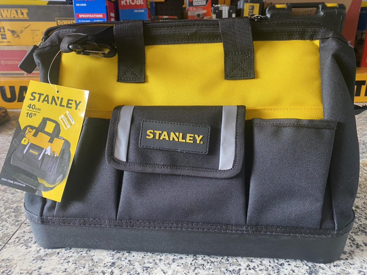 Stanley STST1-70718 Open Mouth Tote Tool Bag Multi-Pockets Storage for  Small Parts 12 Inch Convenient Bag for Work tools repair - AliExpress