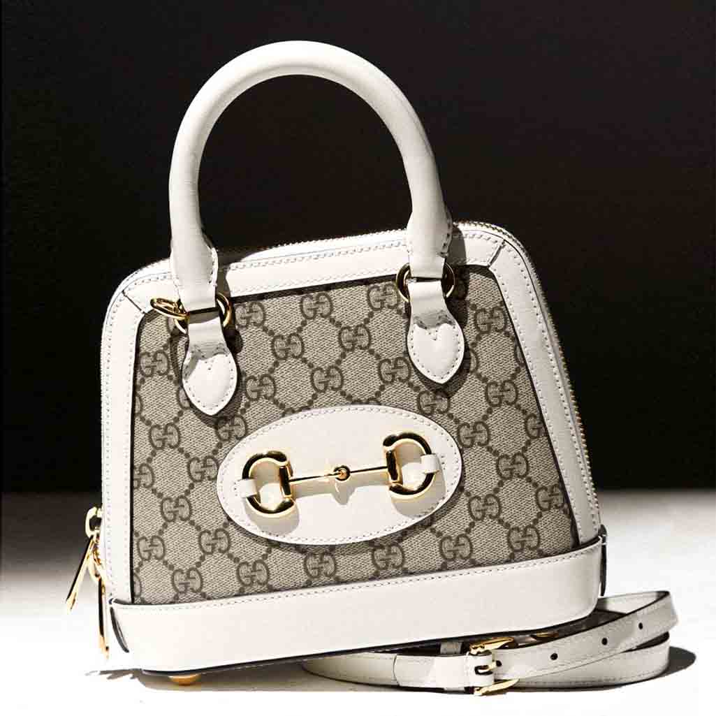 Túi Gucci Horsebit Monogram 'White' Duyet Fashion