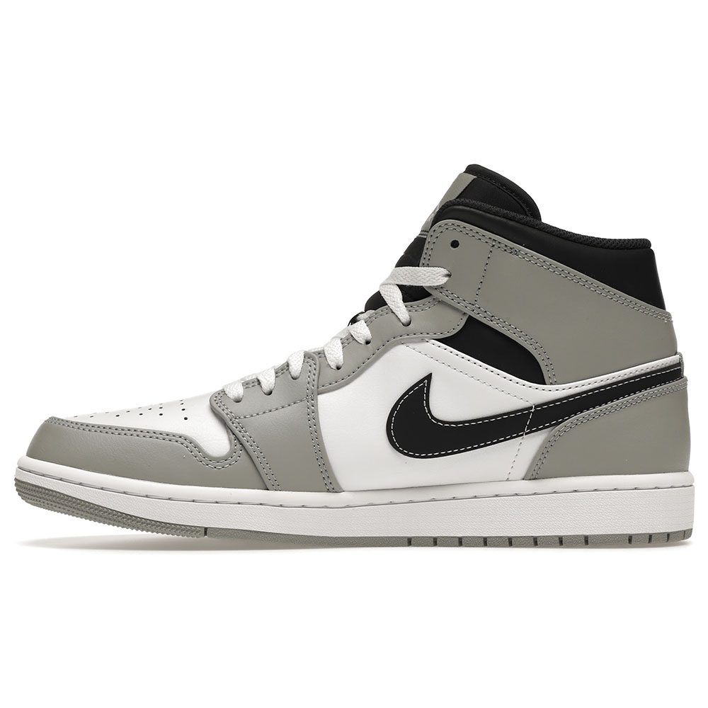 Giày Nike Air Jordan 1 Mid Light Smoke Grey Anthracite Duyet Fashion