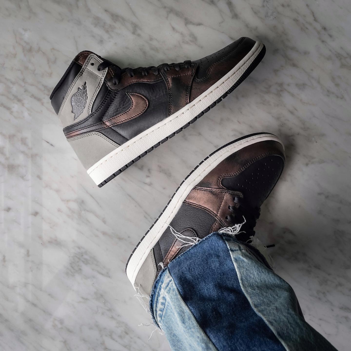 1 retro high og patina