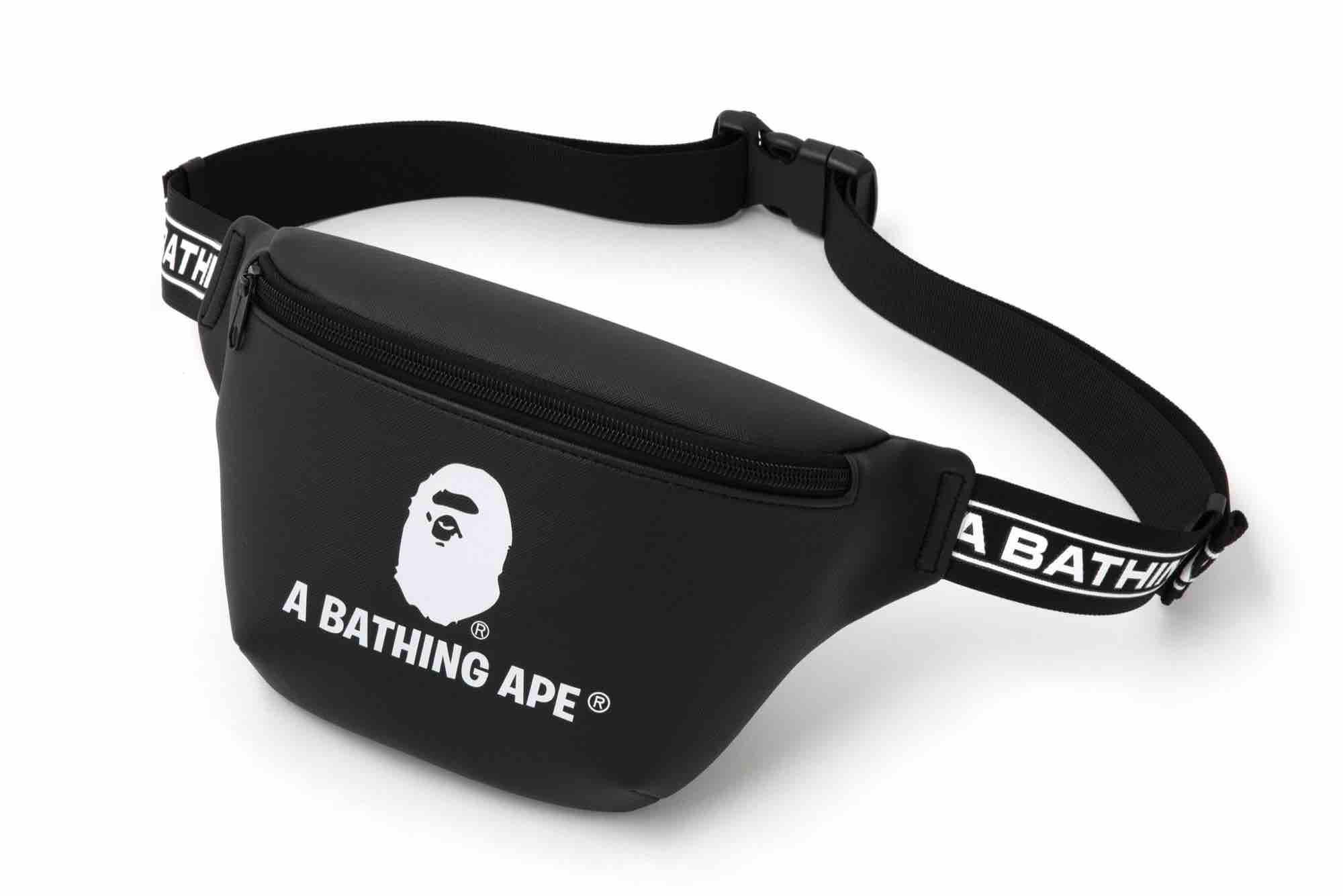 Bape waist bag black Duyet Fashion