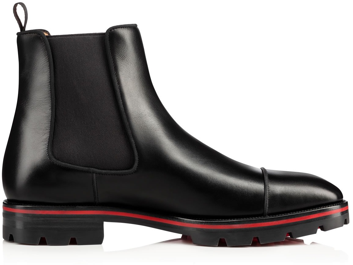 louboutin studded chelsea boots
