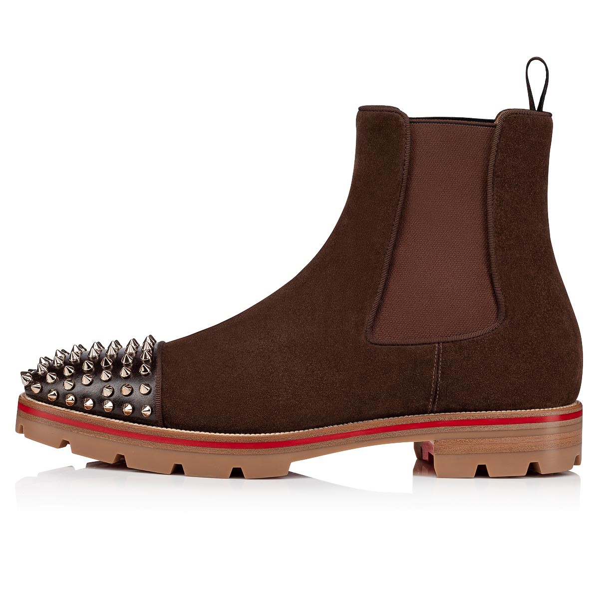 louboutin studded chelsea boots