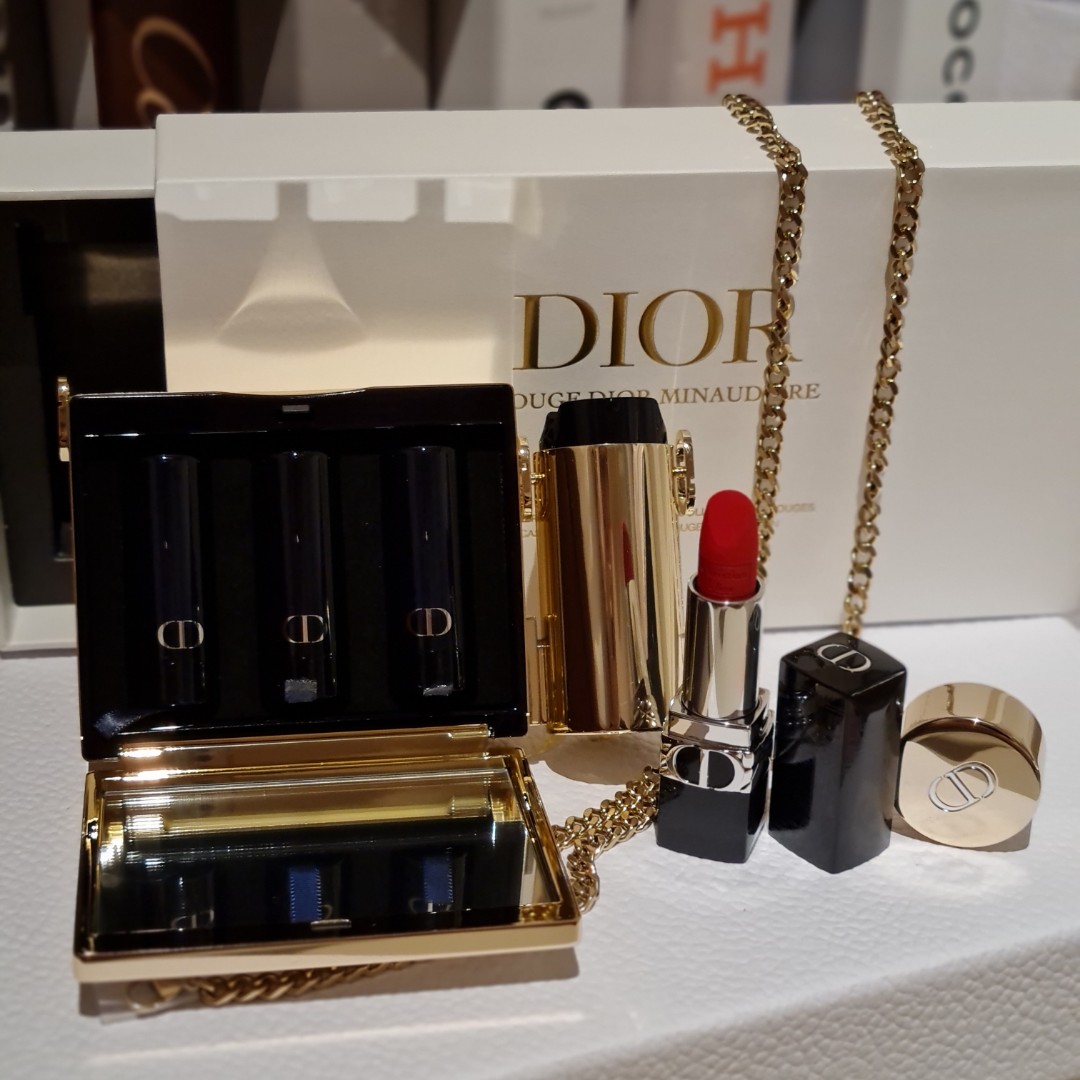 DIOR Mini Rouge Dior Lipstick Set  4 Piece Lipstick Gift Set