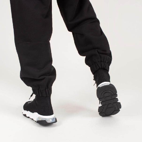 balenciaga speed lace up on feet