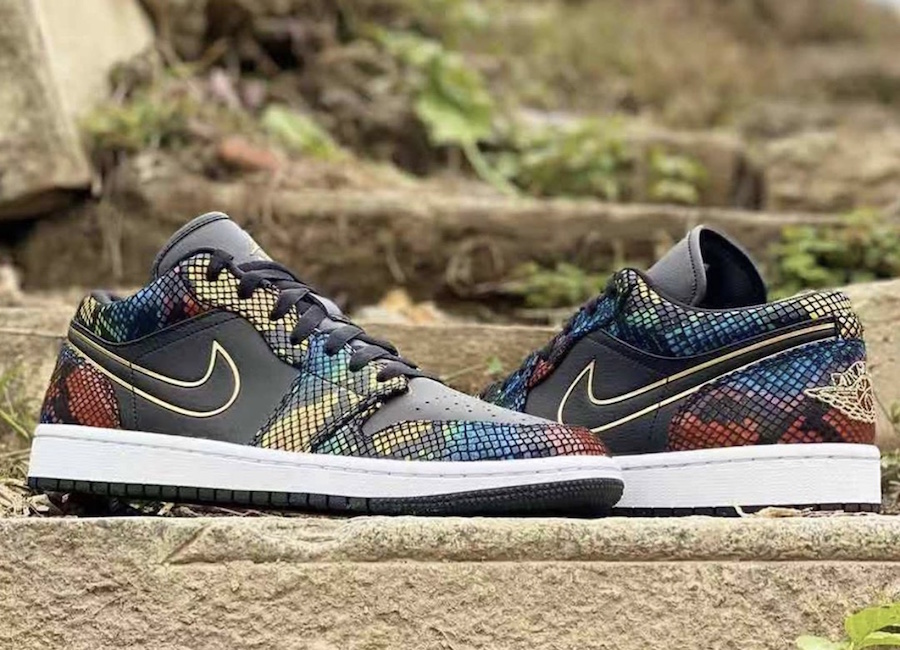 Jordan 1 Low 'Rắn Đa Sắc' | Duyet Fashion
