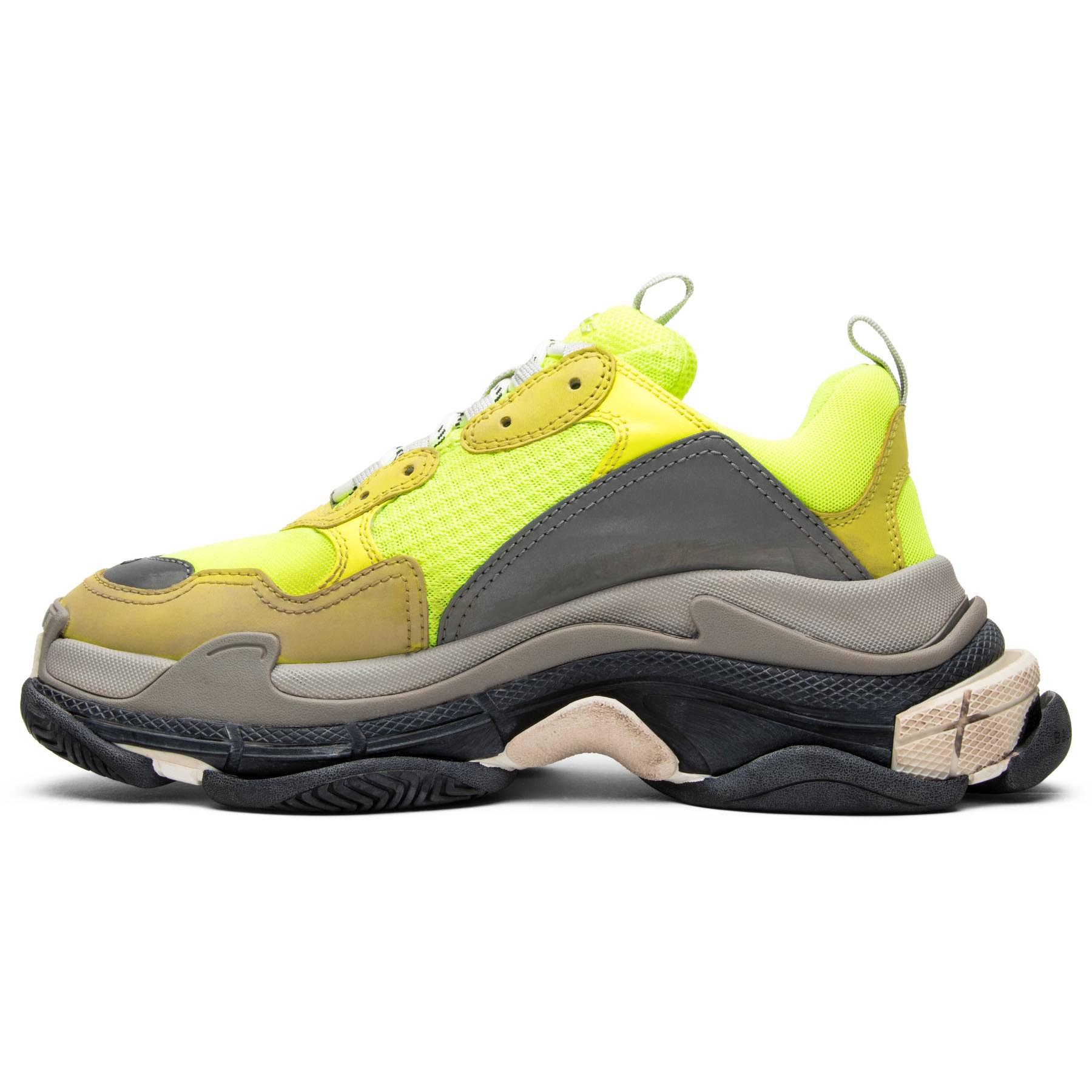 neon triple s balenciaga