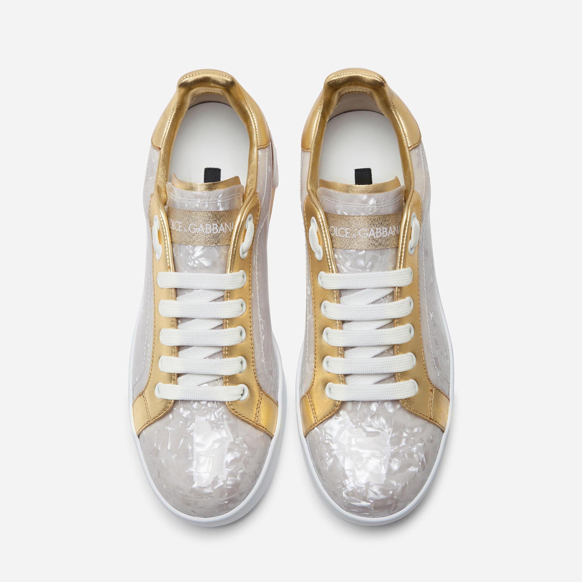 D&G Portofino Sneakers 'Ốc Xà Cừ' Duyet Fashion